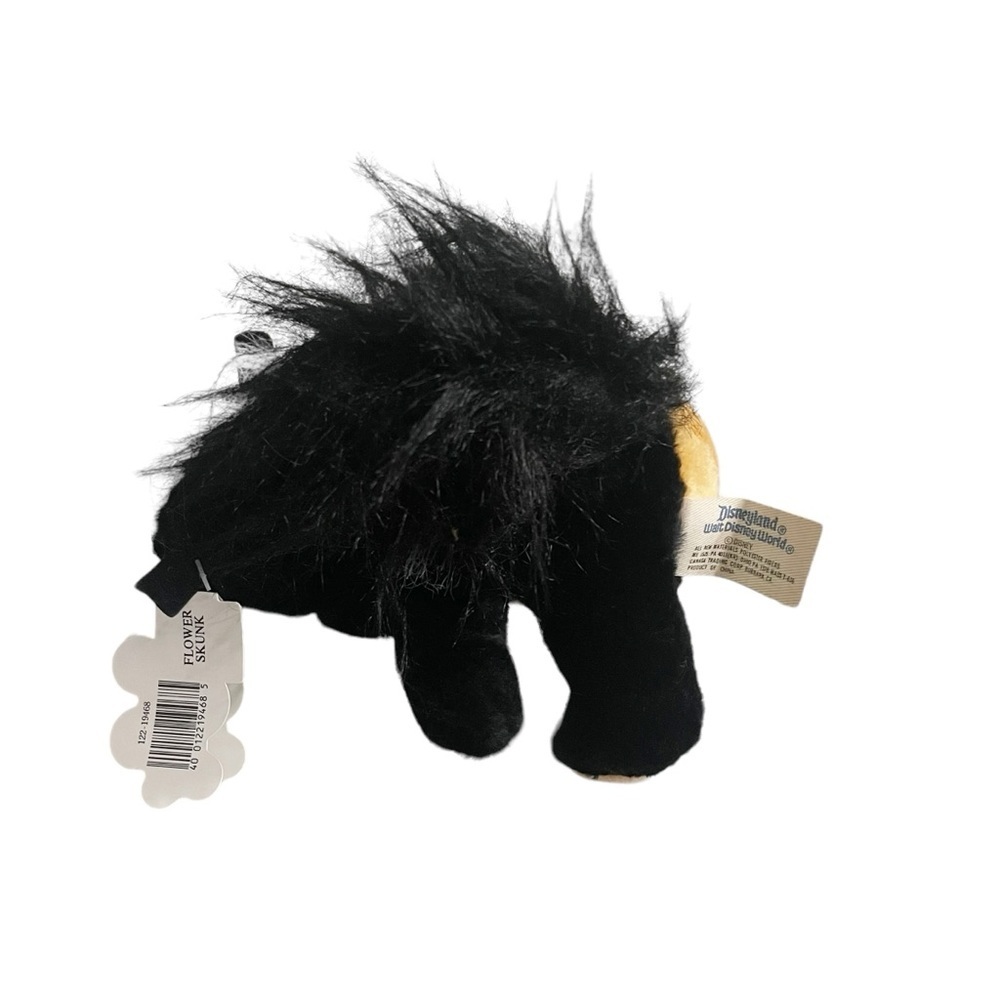 NWT Vintage Disney Parks Plush Flower the Skunk from Bambi 6” Stuffed Animal - Picture 5 of 6